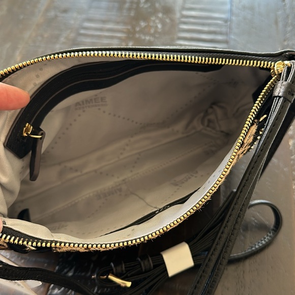 Real Leather and Cow Fur Handbag - Picture 5 of 6